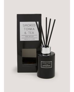 Smoked Tonka & Tea Reed Diffuser (70ml)-Black