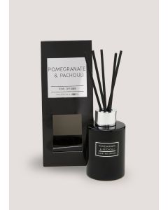 Pomegranate & Pachouli Reed Diffuser (70ml)-Black