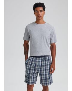 Green Check Woven Pyjama Shorts