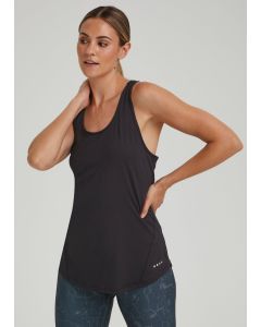 Souluxe Black Mesh Sports Vest Top