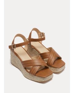 Tan Whipstitch Espadrilles