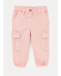 Girls Pink Cargo Trousers (9mths-6yrs)