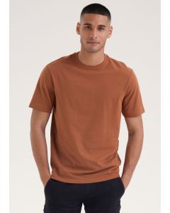 Brown Essential Crew Neck T-Shirt