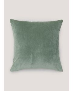  Soft Velour Cushion (43cm x 43cm)-Green