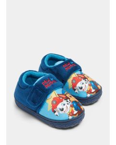 Kids Blue Paw Patrol Print Slippers (Younger 4-12)