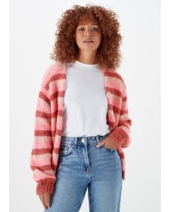 Multicoloured Stripe Lofty Cardigan