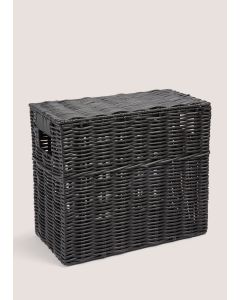 Narrow Storage Basket-Black-One Size