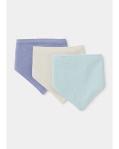 3 Pack Blue Muslin Cloths