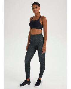 Souluxe Black Print Sports Leggings