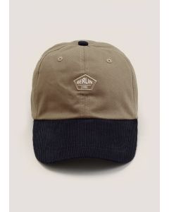 Berlin Cord Peak Cap