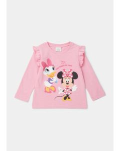 Kids Pink Disney Minnie Mouse & Daisy T-Shirt