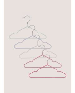 Kids 5 Pack Wire Hangers (39.5cm x 18cm x 5cm)