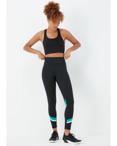 Souluxe Black Colour Block Leggings