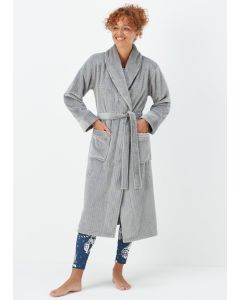 Charcoal Waffle Dressing Gown