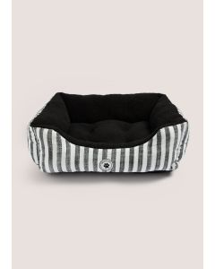 Monochrome Stripe Pet Bed (Small-Medium)