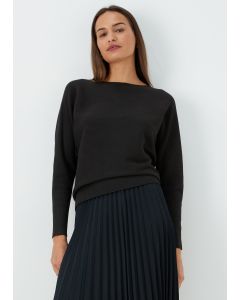 Et Vous Black Batwing Jumper