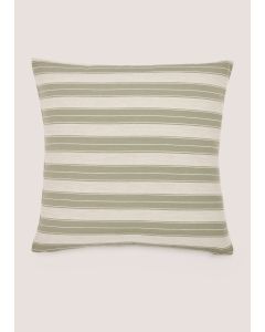 Green Stripe Cushion (43cm x 43cm)