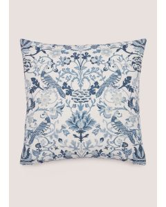 Blue Bird Jacquard Cushion (43cm x 43cm)