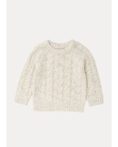 Boys Cream Cable Knit Jumper (9mths-6yrs)