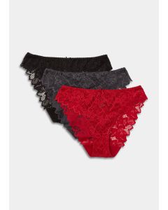 Lace High Leg Knickers