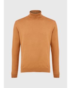 Tan Roll Neck Jumper