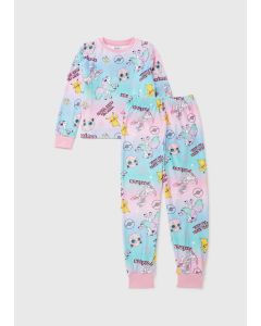 Kids Multicoloured Pokأ©mon Print Fleece Pyjama Set (5-12yrs)