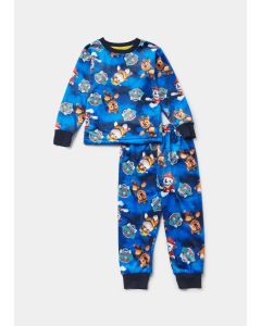 Kids Blue Paw Patrol Fleece Pyjama Set (9Mths-6Yrs)