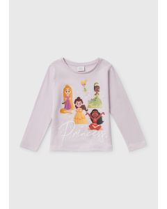 Kids Lilac Disney Princess Sparkle T-Shirt (3-9Yrs)