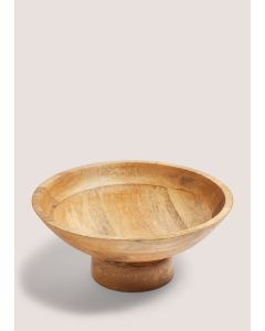 Mango Wood Footed Bowl (12cm x 30cm)