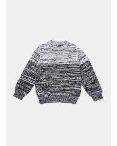 Boys Grey Space Dye Jumper (4-13yrs)