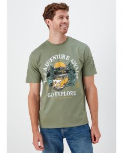 Green Vw Print T-Shirt