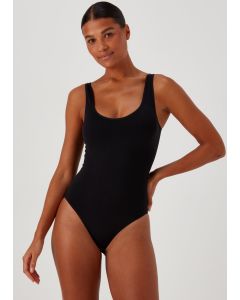 Black Seamless Smoothing Bodysuit