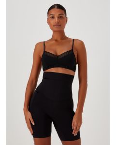 Black Seamless Smoothing Shorts