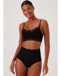 Black Seamless Smoothing Knickers