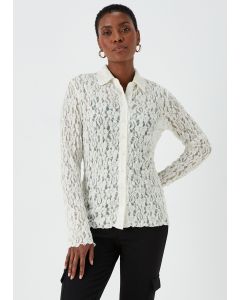 Ivory Lace Shirt