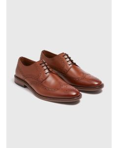 Tan Leather Brogue Shoes