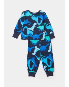 Boys Navy Dinosaur Print (9Mths-5Yrs)