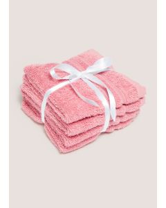  Egyptian Face Cloth Bundle-Pink-One Size