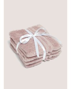 Egyptian Face Cloth Bundle-Pink-One Size