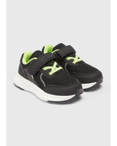 Boys Black Riptape Trainers (Younger 4-12)