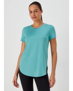 Souluxe Aqua Longline Sports T-Shirt