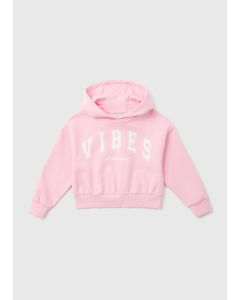 Girls  Vibes Print Hoodie