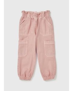 Girls  Paperbag Cargo Trousers