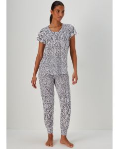 Heart Print Pyjama Set