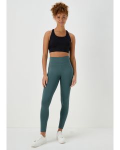 Souluxe Teal Mesh Panel Leggings