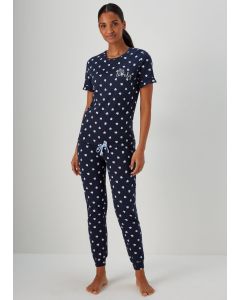  Heart Frill Sleeve Pyjama Set