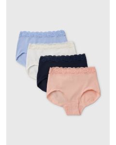 4 Pack  Lace Trims Full Knickers