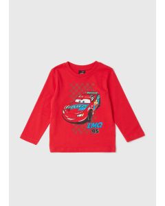 Boys Lightning MqQueen Red T-Shirt