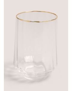 Ribbed Clarity Clear Coupe-Clear-One Size