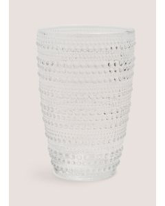 Embossed Bubble Tumbler (9cm x 13cm)-Clear